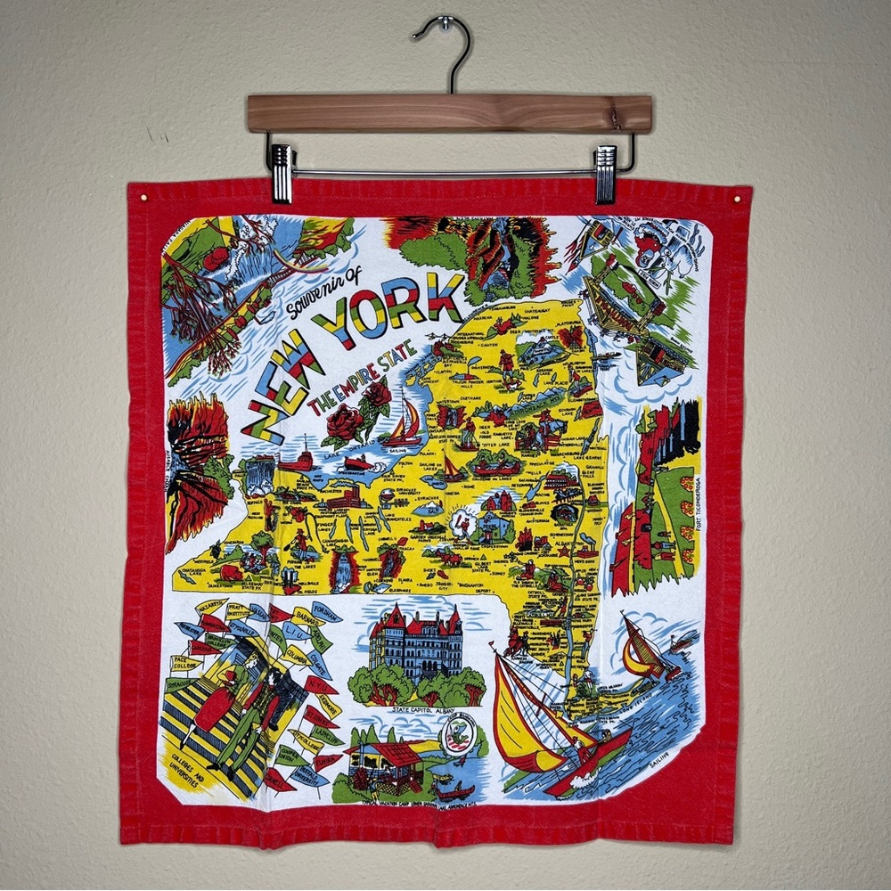 NEW YORK Vintage Inspired Kitchen Dish Towel